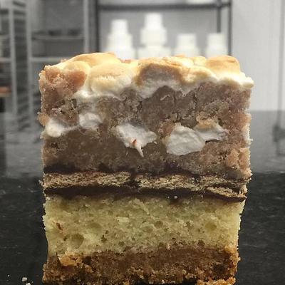 S'mores Crumb Cake - Cake by Leo Sciancalepore
