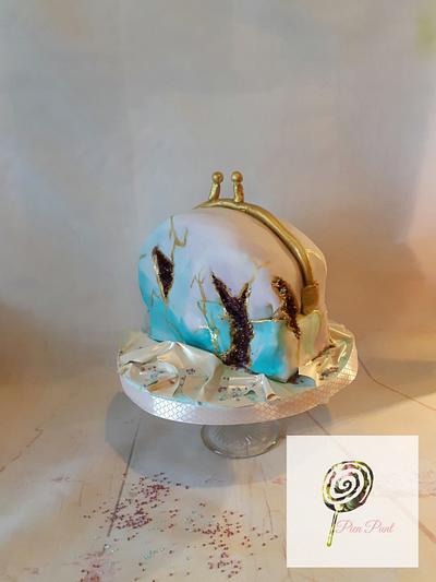 Geode handbag cake - Cake by Pien Punt