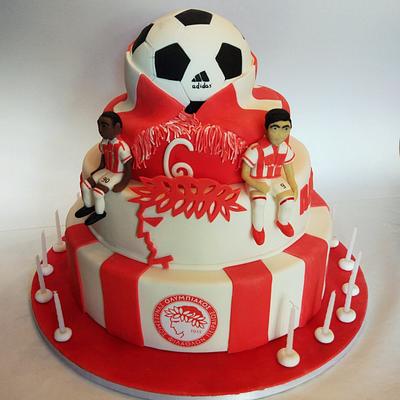 Olympiakos cake - Cake by nef_cake_deco