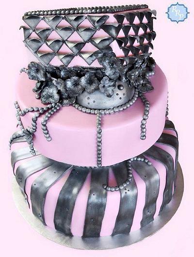 Pink metal - Cake by JenStirk