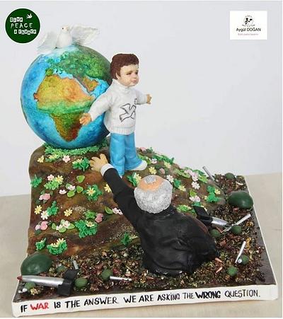 Give peace a chance - Cake by Aygül DOĞAN