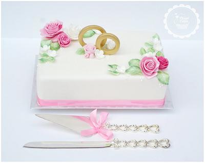Wedding cake - Cake by Planet Cakes