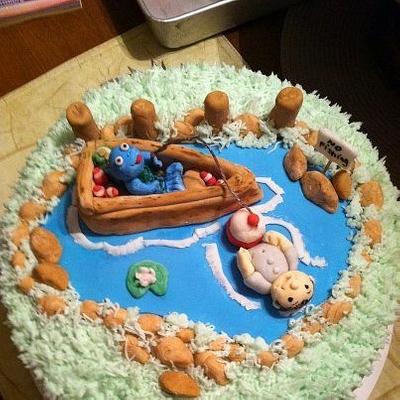 Fishing Cake - Cake by Patty Cake's Cakes