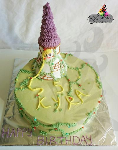 Rapunzel Tower Cake - Cake by Simmz
