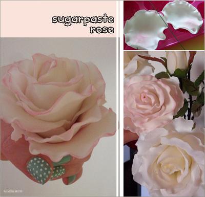 Sugarpaste Rose - Cake by Bela Verdasca