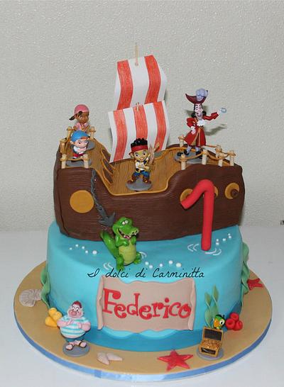 Jake and the pirates of the Caribbean - Cake by carmen belfiore