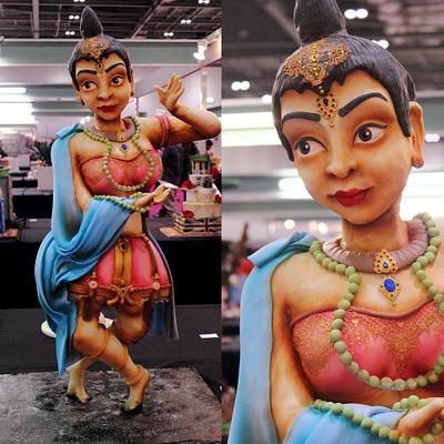 Indian Dancer Sculpted cake - Cake by Sugar Spice