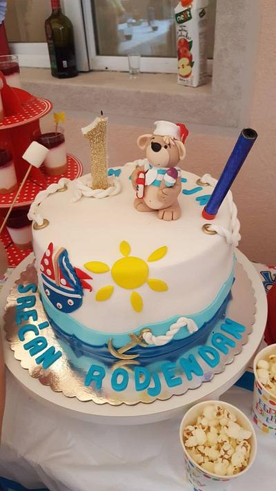Meda mornar#fondan cake#rodjendanska torta#dečije torte - Cake by Vesna