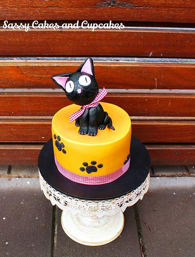 Birthday Cat - Cake by Sassy Cakes and Cupcakes (Anna)