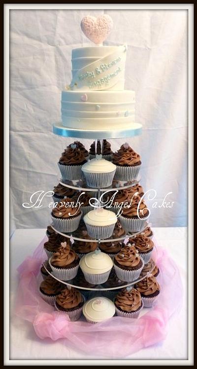 Cupcake tower - Cake by Heavenly Angel Cakes