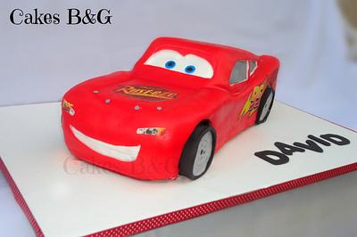  Lightning McQueen  3D cake - Cake by Laura Barajas 