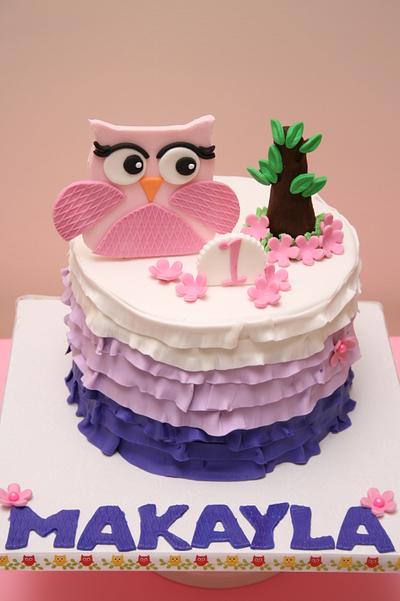 Owl cake - Cake by Sweet Cravings Toronto