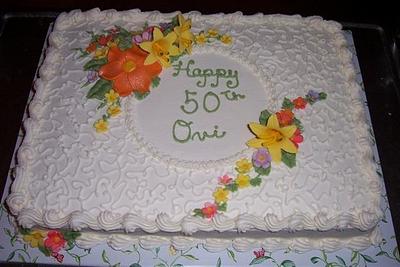 50th Birthday - Cake by BettyA