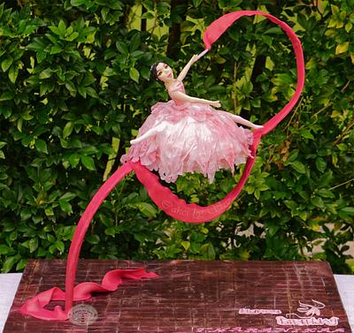 Our Dreams : A Soaring Ballerina - Cake by CakesbySasi