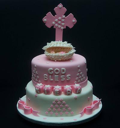 Christening cake - Cake by Priscilla Barretto