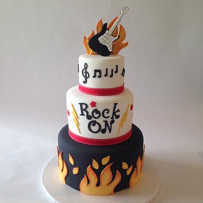 Rock n Roll... Rock ON! - Cake by Diana