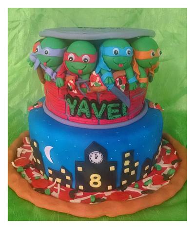 Ninja Turtle - Cake by JackyGD