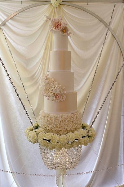 Luxury Swing Wedding Cake - Cake by Rosewood Cakes