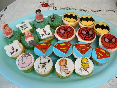 Fathers day Cup Cakes - Cake by Anita's Cakes