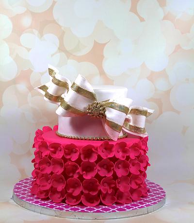 twinkle bow cake  - Cake by soods