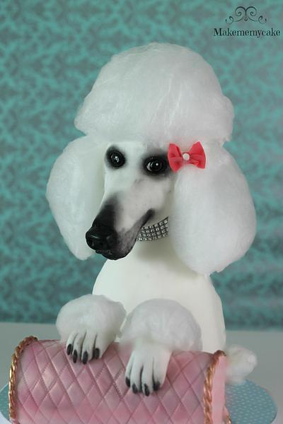 "Truffle" my sweet poodle - Cake by Eva Salazar 