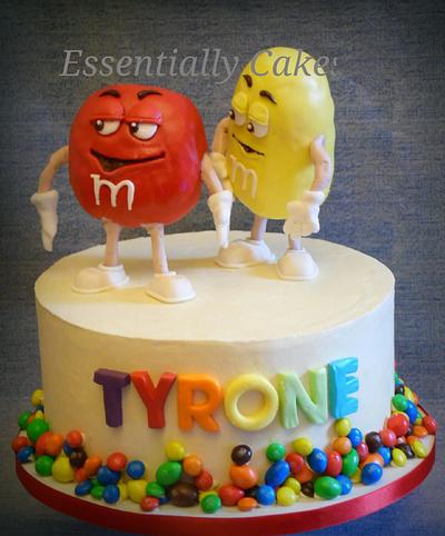 M&M's guys - Cake by Essentially Cakes