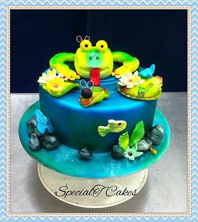 Mr Frog  - Cake by  SpecialT Cakes - Tracie Callum 
