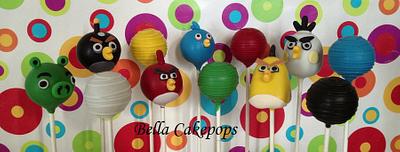 Angry Birds cake pops - Cake by Melissa Stewart