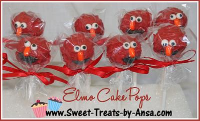 Elmo Cake Pops - Cake by Ansa