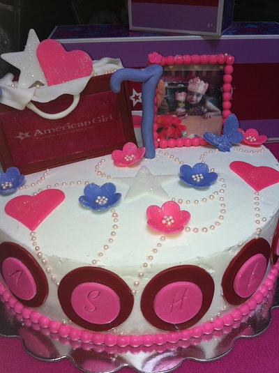 American Girl Birthday - Cake by SugarMommas Custom Cakes