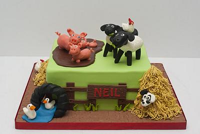 Farmyard Cake - Cake by Robyn