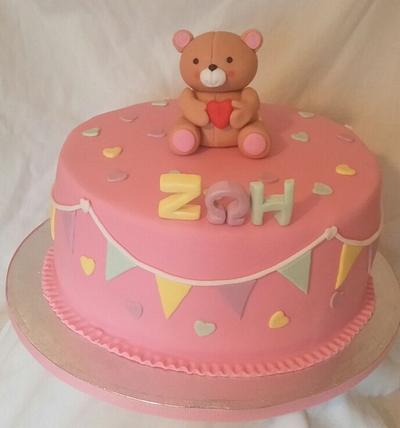 1st birthday cake by Konstantina Chalkia - Cake by Sugar_Sugar