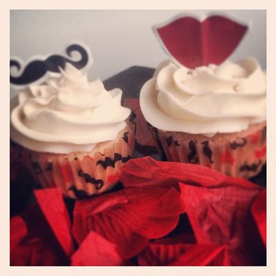 Happy (belated) Valentines!  - Cake by Sweetlocks Bakery