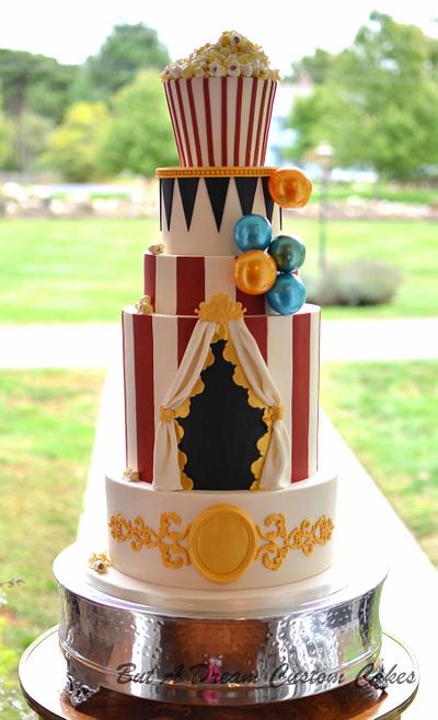 Vintage Carnival Wedding Cake - Cake by Elisabeth Palatiello