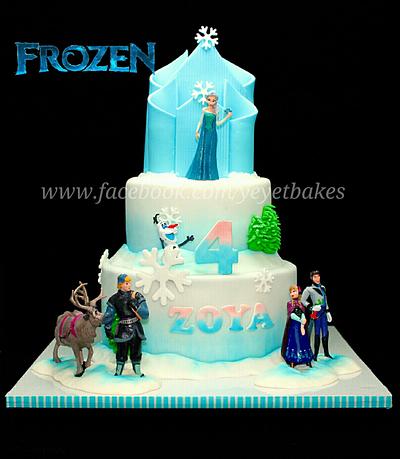 Frozen Theme Cake #2 - Cake by Yeyet Bakes