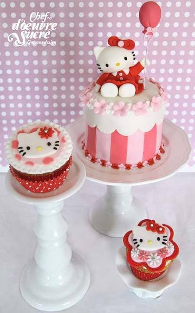 Hello Kitty cake - Cake by Chefdoeuvresucre