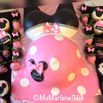 Minnie Baby  - Cake by Cakelady313