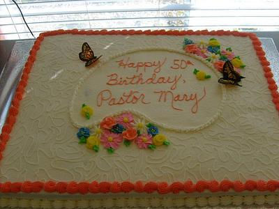 Happy Birthday, Pastor - Cake by Pamela