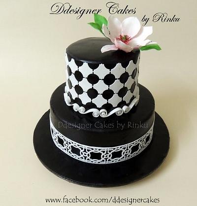 Black & White beauty - Cake by D Cake Creations®
