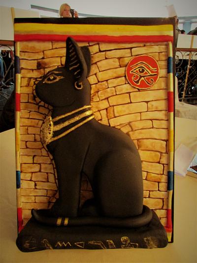 Bastet Egyptian goddess cat - Cake by Danijella Veljkovic