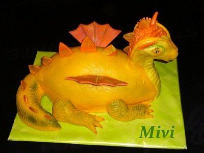 dragon cake - Cake by mivi