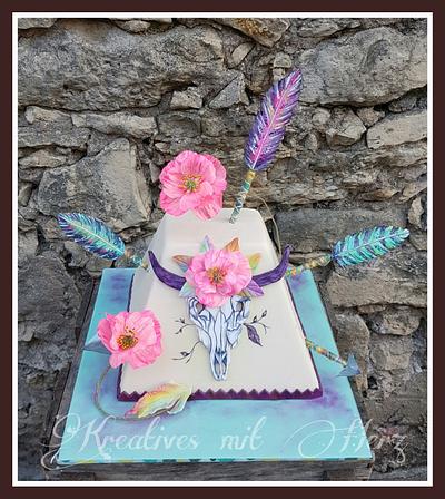 Wild Colourful Nature - Cake by Heike Darmstädter