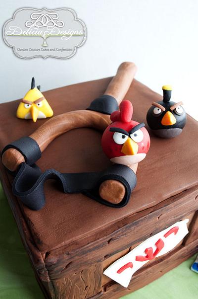 Angry Birds Birthday Cake - Cake by Delicia Designs