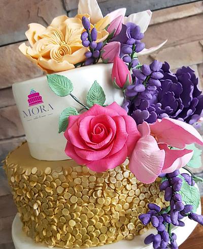 Engagement Wedding Cake - Cake by Mora Cakes&More