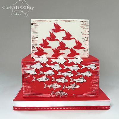 Optical illusion/ metamorphosis collaborations - Cake by CuriAUSSIEty  Cakes