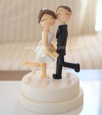 Bride and Groom Figurines - Cake by Pasticcino Mio