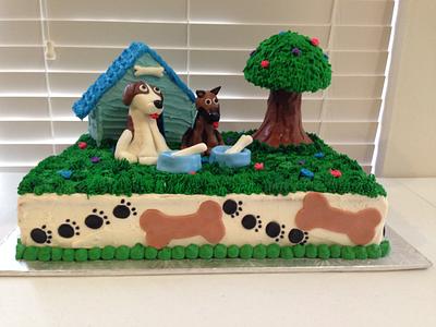 Dog lovers Cake - Cake by Jessica
