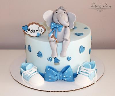 christening for Adamko - Cake by Adriana12