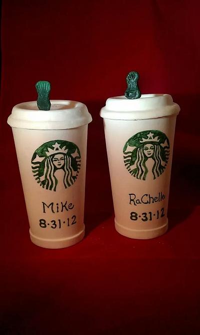 Starbucks topper - Cake by Robin Meyers