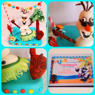 Olaf Topper (Jun 2014) - Cake by Easy Party's